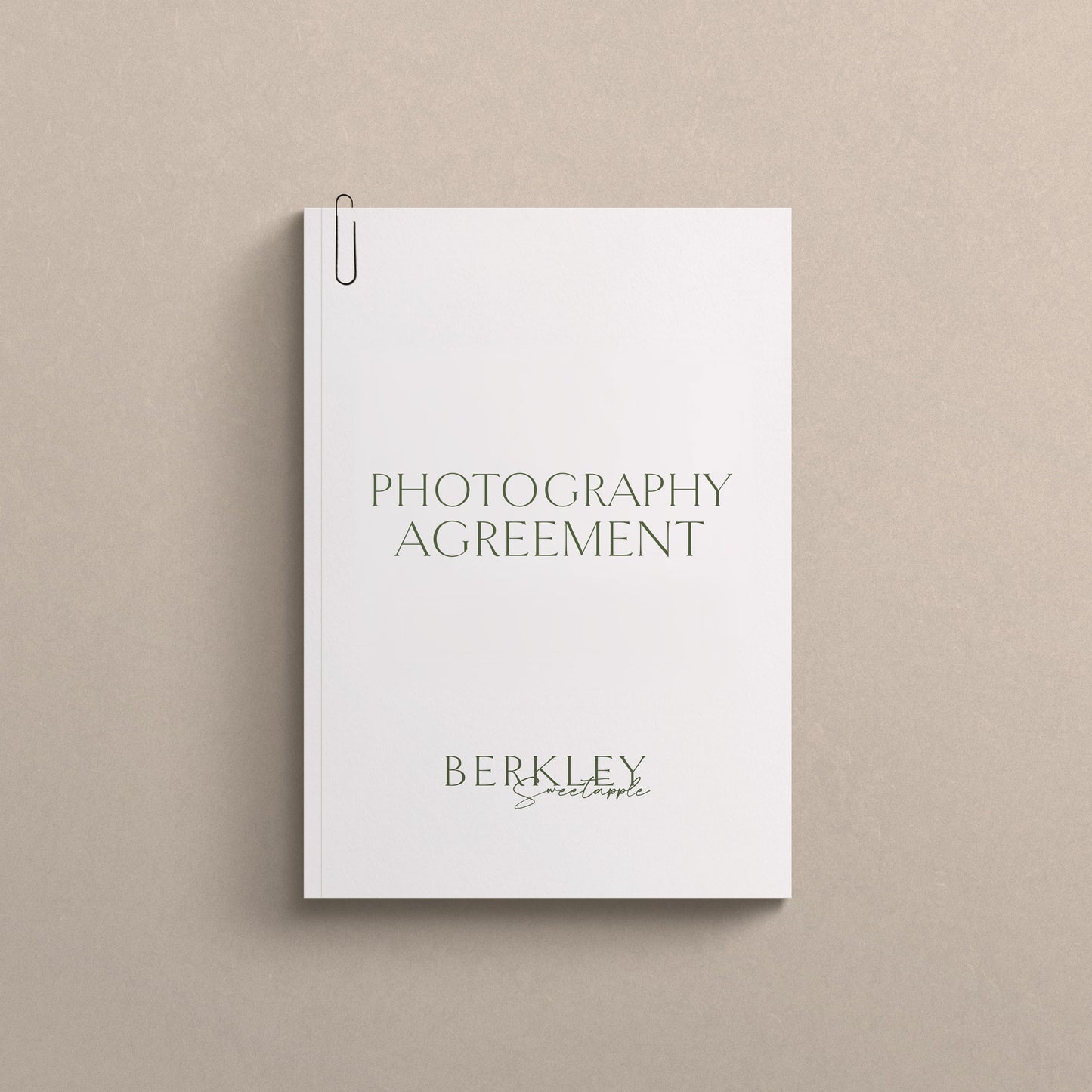 Photographer Agreement